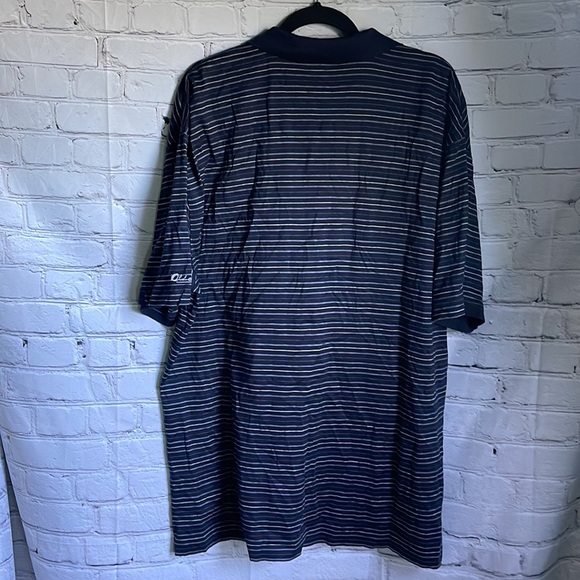 Byron Nelson Eleven Straight Men's Blue Striped Golf Polo Shirt Size XL - Picture 4 of 7